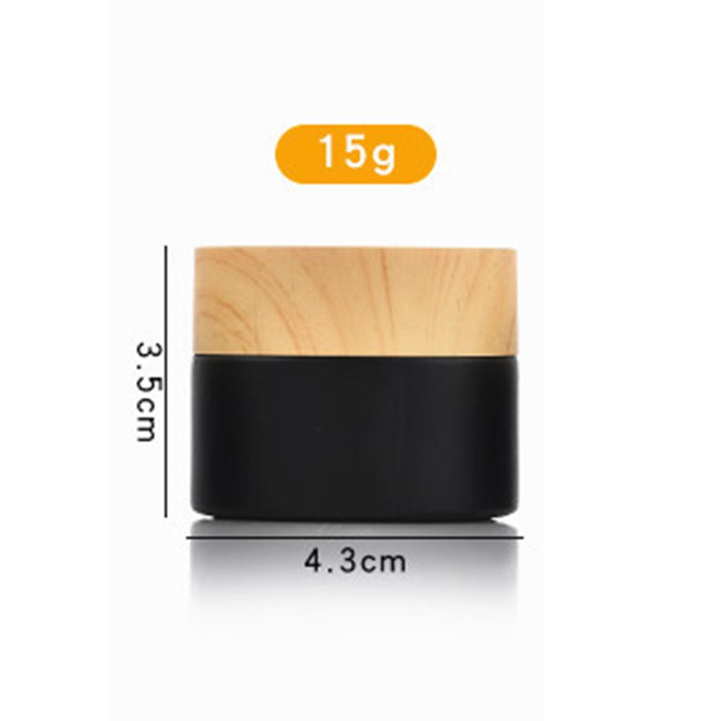 10г 15г 20г 30г 50г Пустая баночка для крема Многоразовые флаконы Косметические контейнеры Круглая стеклянная баночка для крема для лица Портативная дорожная бутылочка