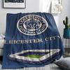 1pc leicester city Print Flannel Blanket, High quality Comfortable for All Seasons, Home Decor, Warmth and Comfort, Perfect for Christmas Gifts70