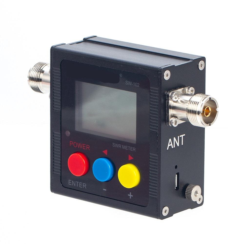 1 шт. 125 МГц - 520 МГц Цифровой VHF/UHF Измеритель мощности и КСВ для двусторонней радиосвязи