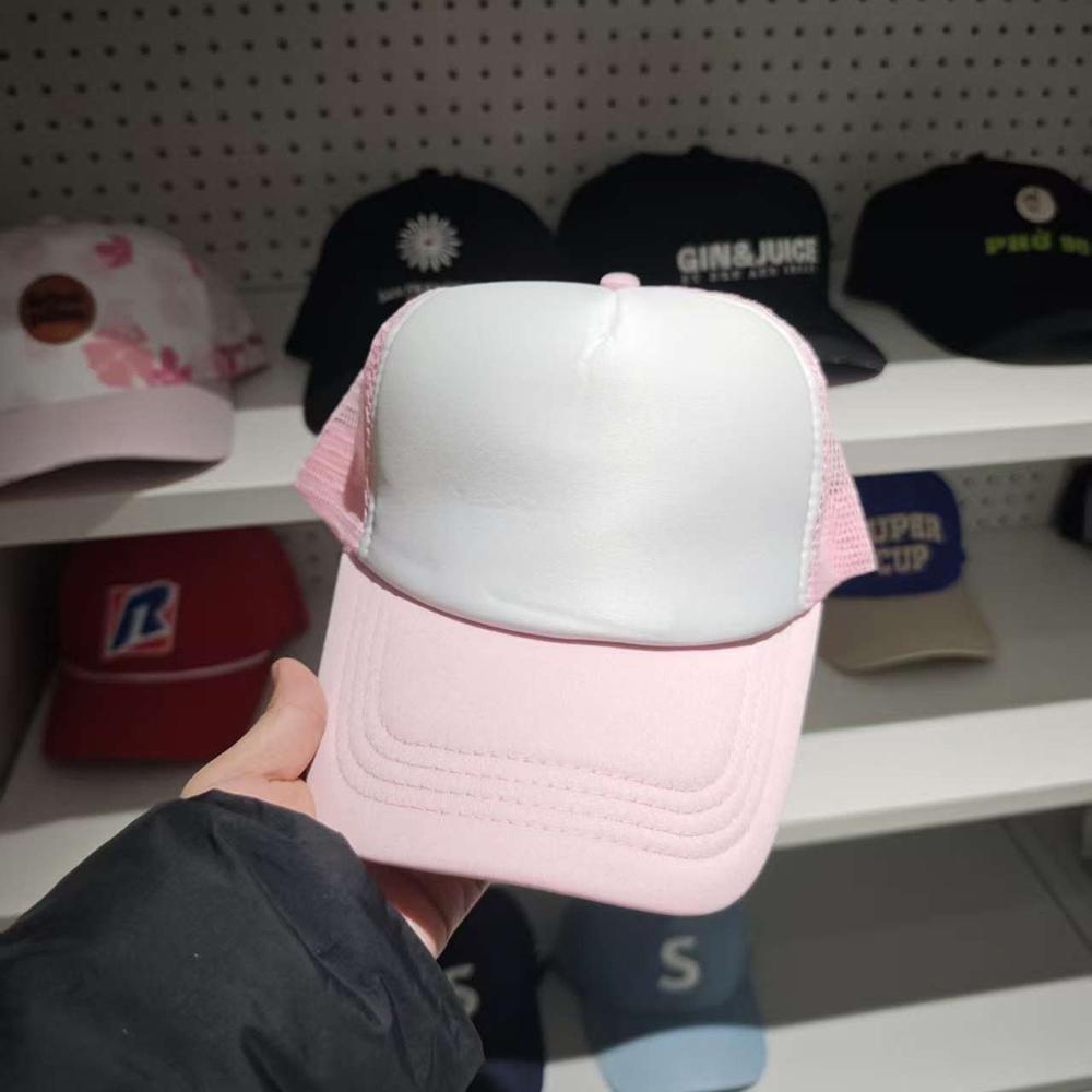 High Quality Custom 3D Embroidery Sublimation Print 5-Panel Trucker Mesh Cap Baseball Gorras Blank Foam Trucker Hat