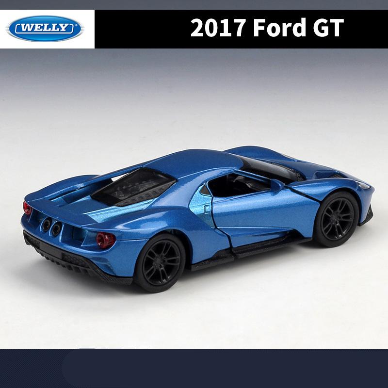 Welly 1/36 Ford GT 2017 Сплав Модель Спортивного Автомобиля Литые Металлические Классические Гоночные Автомобили Модель Автомобиля Симуляция Коллекция Детские Подарки