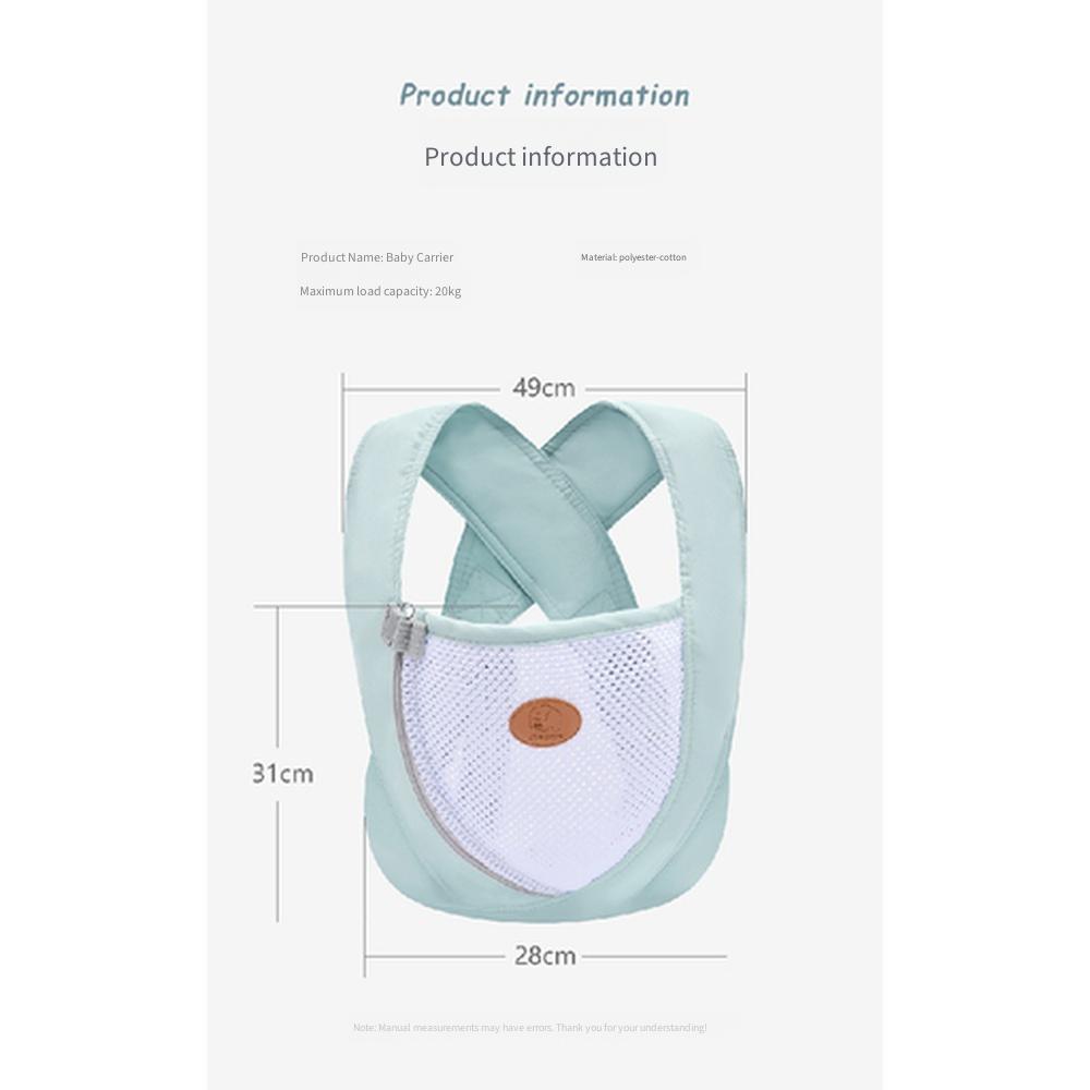 4‑in‑1 Multifunctional Baby Carrier, All‑Season Universal Double‑Shoulder Infant Sling, Portable Hands‑Free Baby Carrying Tool for Outdoor