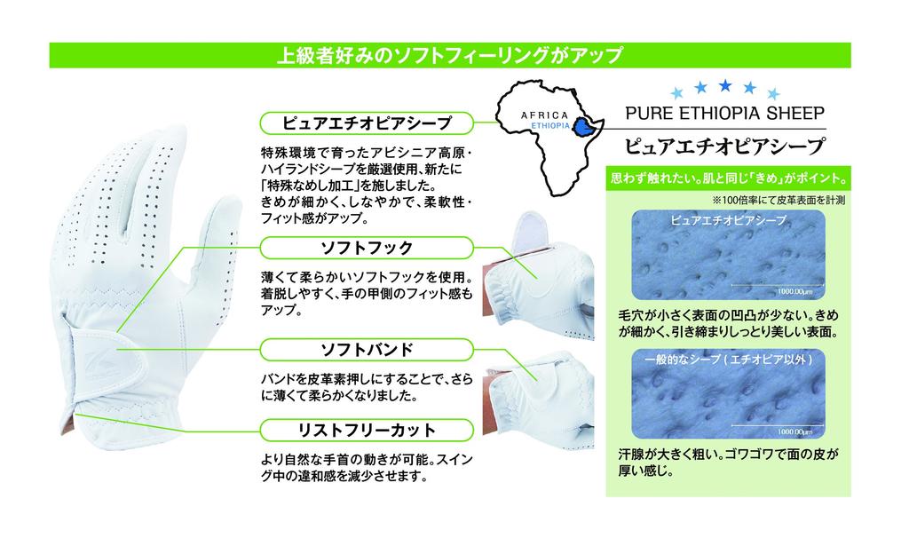 Kasco SILKY FIT Golf Regular 26cm Gloves, Size, Men's, GF-17251, White,