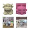 Flower Vase Molds Silicone Concrete Mold Calf Shape Silicone Flowerpot Mold Silicone Ornament Moulds for Flowerpot