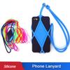 Силиконовый ремешок для сотового телефона, чехол-держатель, веревка для ключей, шейный ремешок, универсальный ремень для ожерелья для телефона