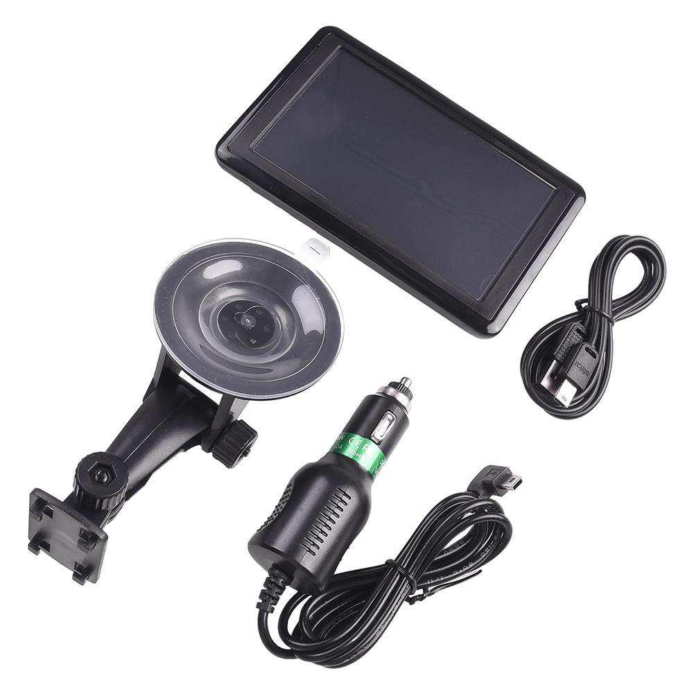 5-дюймовый GPS-навигатор для автомобиля, грузовика, SAT NAV, аксессуары, инструменты, навигатор, 2025, бесплатное обновление, карта Европы, Северной Америки, 8 ГБ, FM-музыка