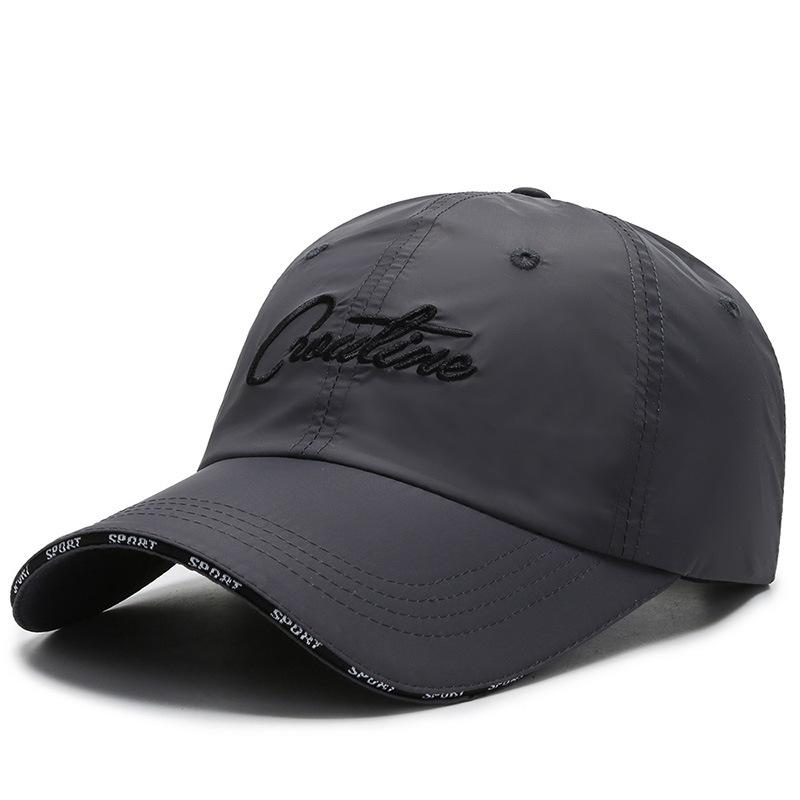Quick Dry PVC Sports Hat Unisex Trendy Spring Summer Cap Sun Hat Baseball Cap Casual Versatile Outdoor Running