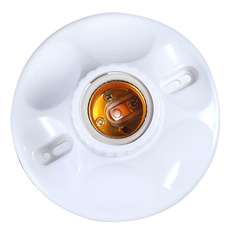 E27 Светодиодный патрон для лампочки с круглым цоколем Подвесной светильник с цоколем 6A220V-250V