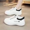 Весна и осень Новые кожаные белые туфли для женщин Универсальная женская обувь Мягкая подошва Мягкая поверхность Удобные студенческие кроссовки для бега