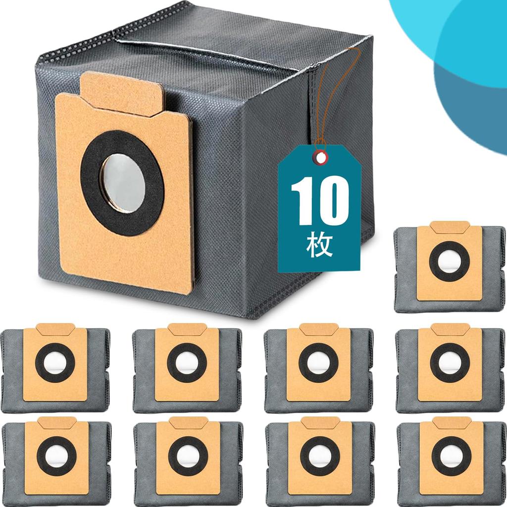 Compatible Eufy X8 Pro X10 Pro Omni Compatible Dust Bag Anker Replacement Paper Pack Robot Vacuum Cleaner Consumables Dust Pack Compatible with