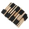 50Pcs Foam Brush Black Sponge Wood Handle Paint Brush Children Drawing Graffiti Tools