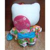 Used Hello Kitty Plush Yukata Hibiscus pattern Comes with drawstring and fan Unused Not for sale Rare retro 2001