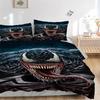 Venom Cosmic Horror Print 3Pcs Bedding Setduvet Cover With 2 Bedropillowcase Home Birthday Gift