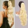 Synthetic Long Wavy Drawstring Ponytail Hair Extensions Claw Ponytails Hairpieces For Women Wear