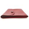 HERMES H logo vintage Pochette Rio Pochette Rio Clutch bag bag pouch Leather Red