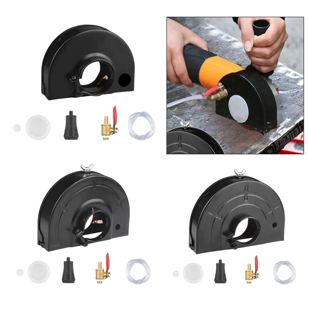 Compact Angle Grinder Shield Set Carbon Steel Dust Shroud Protection Cover for Grinder Metal Work