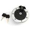 Bruce & Shark Fuel Tank Cap + Lock Key Set for Kawasaki ZX6R ZX7R ZXR750 ZZR1100 Aluminum Motorcycle