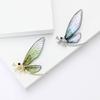 High-end Luxury Copper Zircon Dragonfly Brooch High-end Versatile Women's Suit Cardigan Corsage Jewelry Pin