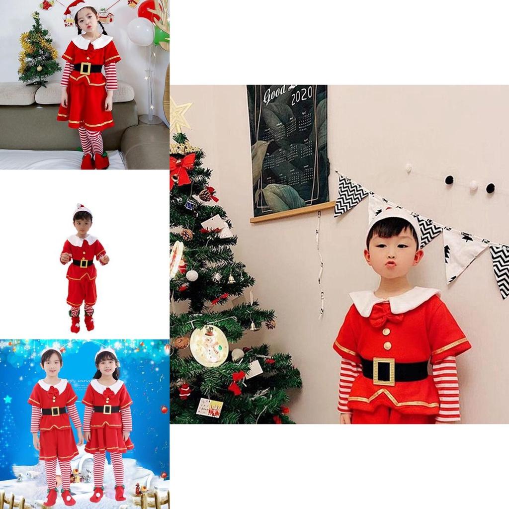 Волшебные детские рождественские костюмы. Удобное платье для девочки с праздничной шляпой