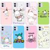 KT75 Cute Pochacco Case for Samsung A04 A14 A23 A34 A54 M23 M33 M52 M53 Realme 10 9 C30S C35 C55 VIVO Y02S Y21 Y33S Y51 X80 Pro Clear Cover