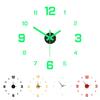 Luminous Arabic Numerals Clock Modern Design Battery Powered Silent Decorative 3D DIY Wall Clock for Living Room