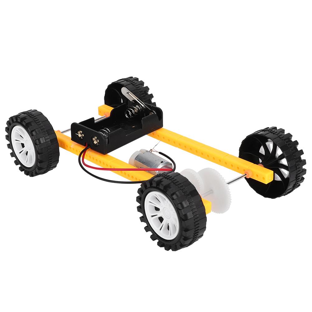 Gear Drive Car DIY Scientific Pack DIY Educational Electric Gear Toy Car for Children Less Than Br More Than