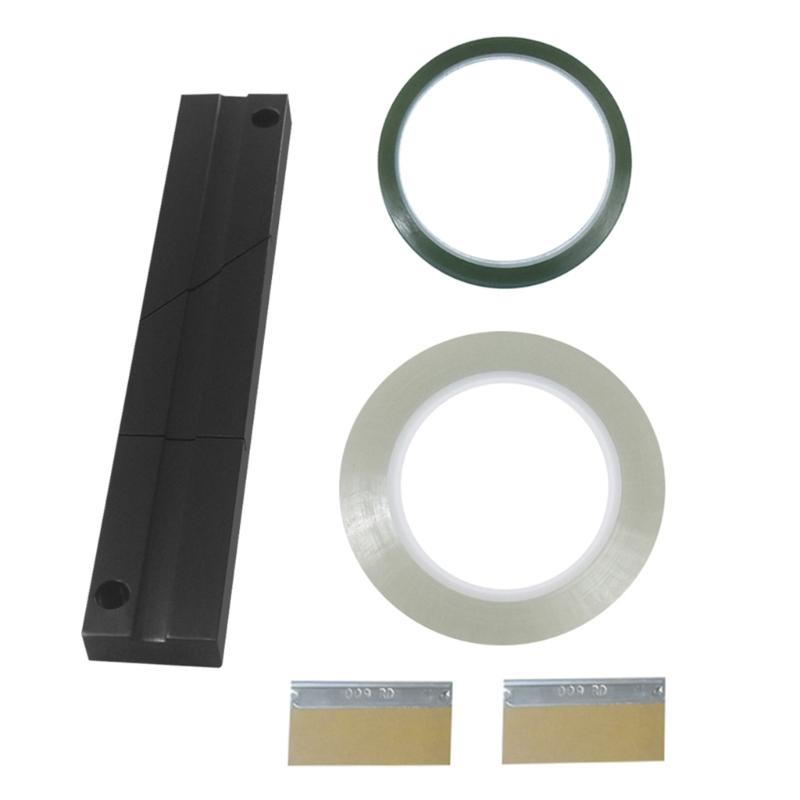 1/4-дюймовые блоки для склейки ленты Набор для ремонта ленты Простые в использовании для Studer Анодирование Затвердевает Предотвращает Окисление