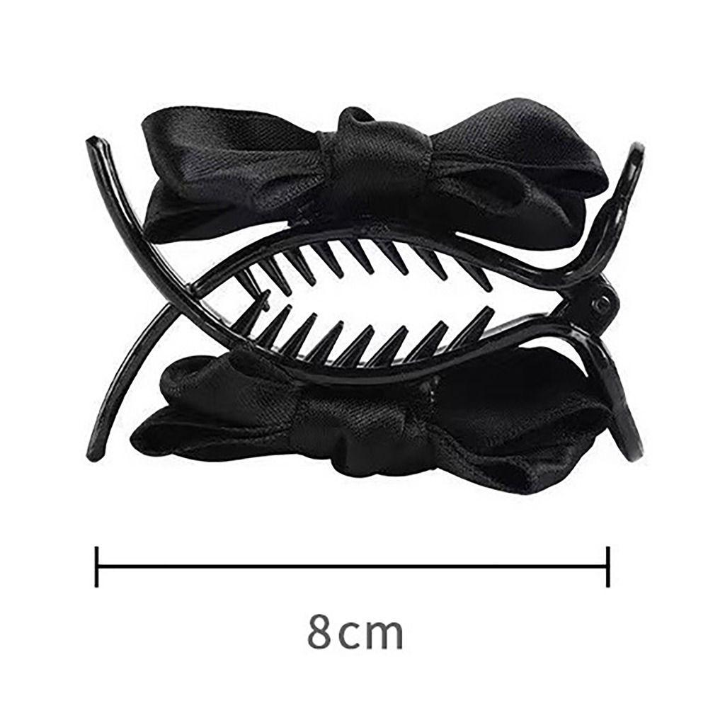 Back Head Hair Clamp Bow Hairpin New Hair Clip  Women Girls