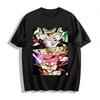 Графическая футболка с персонажами-злодеями из Dragon Ball для фанатов аниме, повседневная свободная футболка, футболка из чистого хлопка
