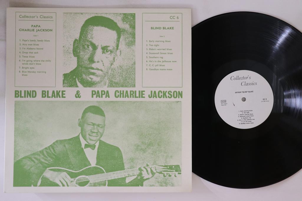 LP Пластинка PAPA CHARLIE JACKSON BLIND BLAKE Blind Blake Papa Charlie Jackson CC6 COLLECTORS CL 1964 Дания Блюз Б/У
