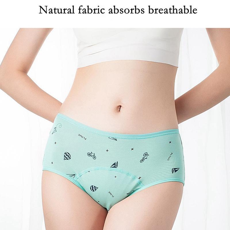 Girls' Physiological Panties Menstrual Hygiene Underpants Children's Underwear Low Waist Briefs