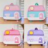 Kids Cartoon Shell Backpack With Stressreducing Design For Daily School Carrying