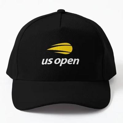 Кепка-бейсболка Us Open с принтом глобуса Hip Hop Шапка-бини Женская Унисекс с принтом рыбы Черная Для улицы Мальчики Летняя Однотонная Защита от солнца