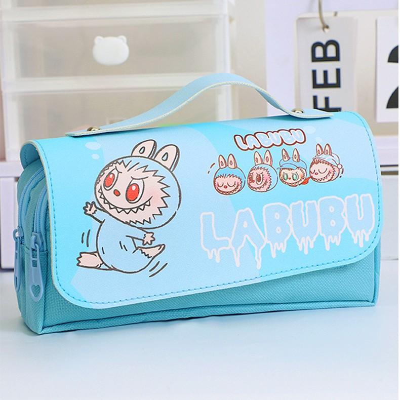 Канцелярский пенал большой вместимости, высокой ценности, пенал для девочек, студенческий, милый мультяшный пенал