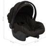 3 in 1 Stroller Anthracite Steel