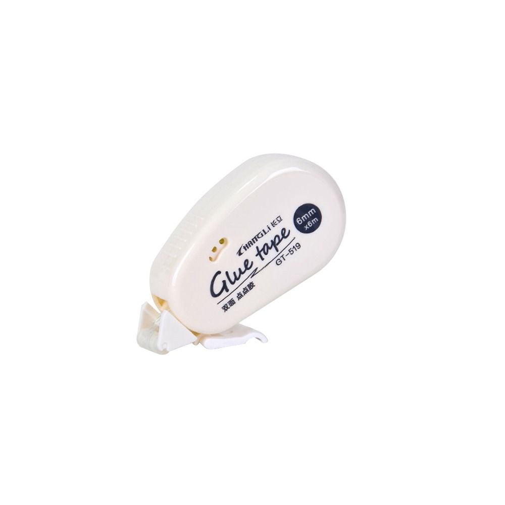 Двусторонняя клейкая лента для студенческих занятий и экзаменов Канцелярский роликовый скотч Точечный скотч с клеем