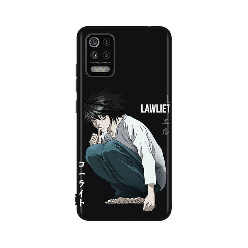 Чехол DT21 Death Note для OPPO Reno 8 6 5 4 Pro Find X3 A17 A31 A38 A40 A53 A54 A55 A74 A76 A78 A77 A80 A94 A95 A96 Lite черный мягкий чехол