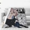 Нанакуса Назуна Аниме Одеяло Yofukashi no Uta Зов Ночи Плюшевое Винтажное Одеяло для Постельного Белья Гостиной Осень/Зима