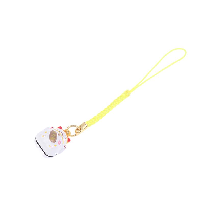 Cartoon Bell Japanese Lucky Cat Cartoon Bell Lucky Copper Bell Mobile Phone Pendant Key Chain Girls Bag Accessory