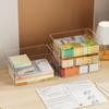 Transparent Desktop File Tray Large Capacity Stationery Book Storage Rack  Home Office