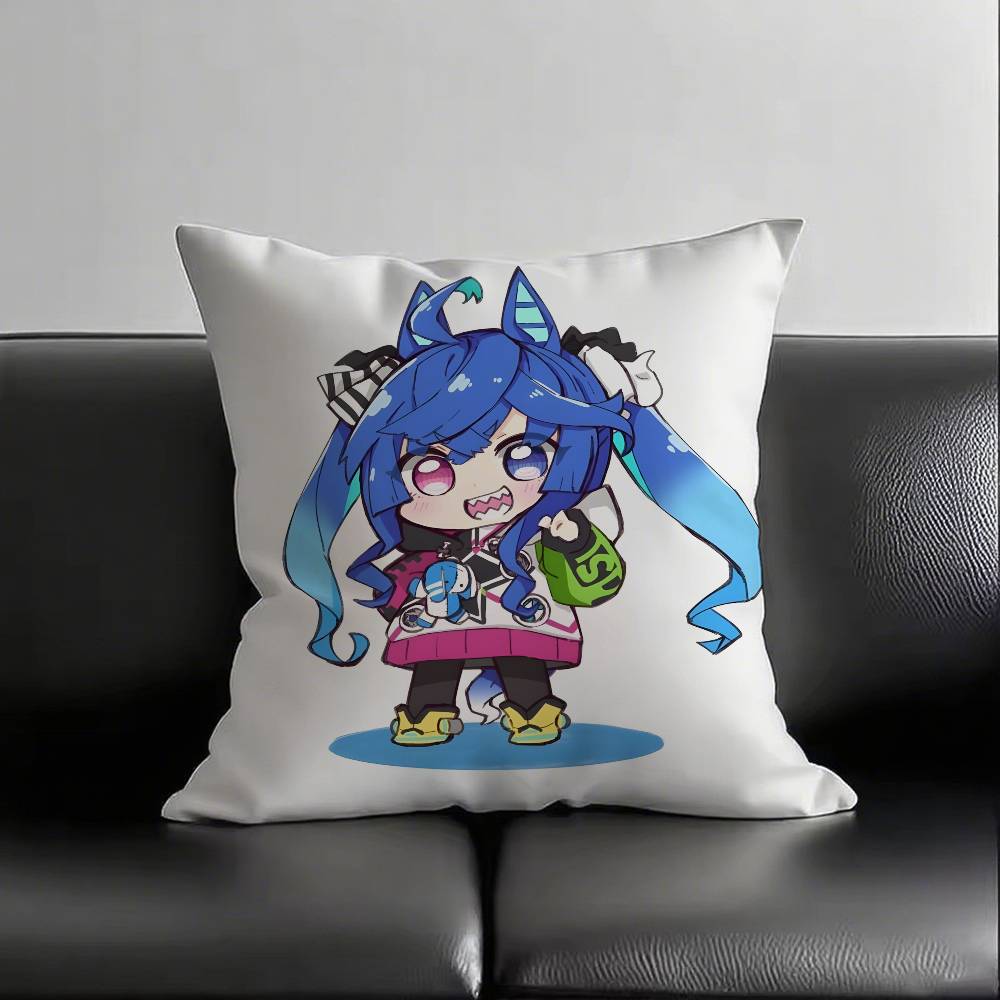 1 шт. Аниме TWIN TURBO Кавайная наволочка Модная квадратная наволочка Спальня Диван Комната Инс Декорация Досуг