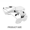 Eyelash Magnifying Glass, for Bilateral Eyelash Extensions Head-mounted High-definition Repair Lamp Dental Carving Accessories