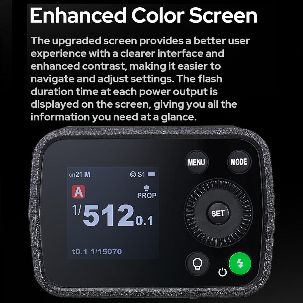 Authorized Dealer Japanese Instruction GODOX AD200 Pro II AD200Pro II Flash Strobe Sync with X3 LED Modeling Second Recycle Group Indicator [Godox &