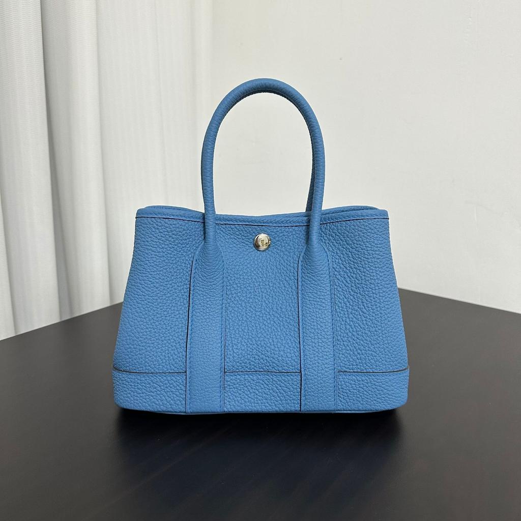 Сумка для сада Canvas Splicing Mini 23 см, женская кожаная универсальная сумка-тоут, новая высококачественная сумка через плечо на одно плечо