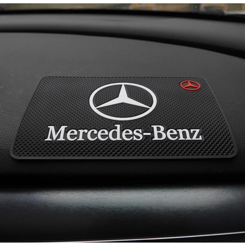 XUV2 New GJHFD-B47C65 For Mercedes Benz AMG W212 W203 W204 W205 GLA CLA Car Dashboard Silicone Pad Anti Slip Mat Interior Mouldings