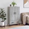 Highboard Grey Sonoma 69.5 x 31 x 115 cm Particleboard