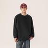 MINISO Men's Winter Fleece-Lined Lambswool Round Neck Sweatshirt