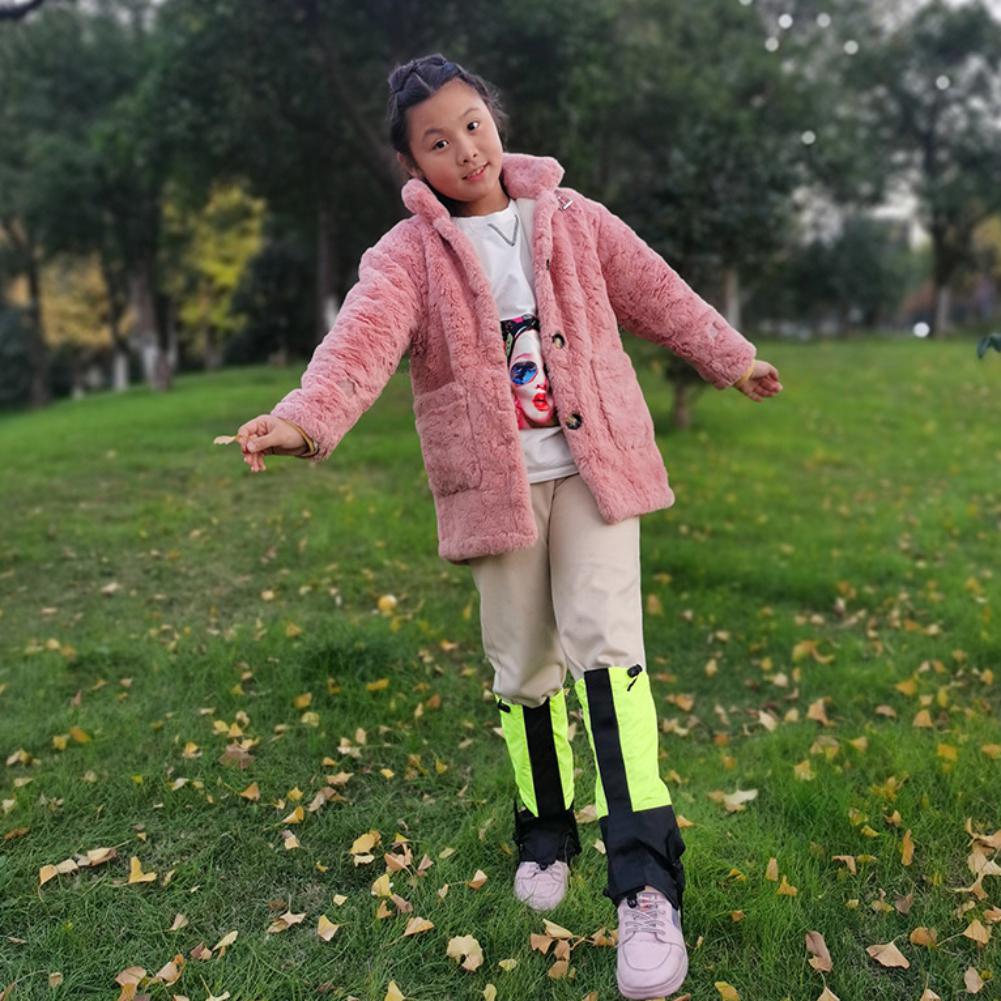 Детский лыжный водонепроницаемый чехол для теленка, уличный пескозащитный чехол для обуви, детский снежный чехол, подходит для детей 2–12 лет