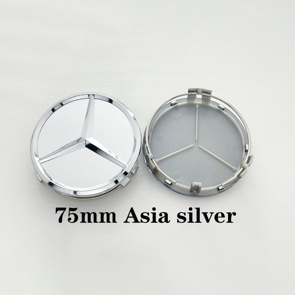 4pcs 75mm Car Wheel Center Logo Hub Cap For Mercedes Benz E300 W211 W205 W213 W203 C218 A207 CLA CLS E Class accessories