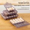 Portable Stackable Egg Storage Box with Dustproof Lid